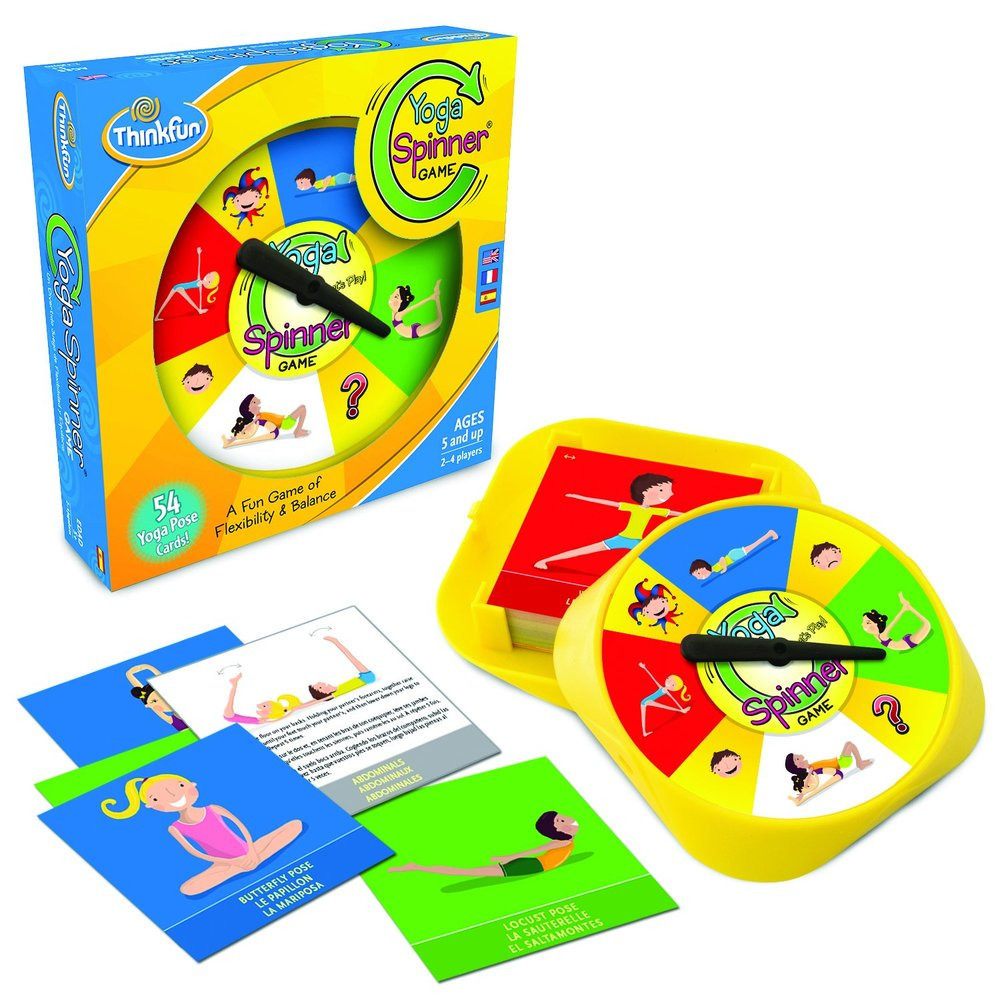 New in Box-Thinkfun flexibility and balance  Game Yoga Spinner Game